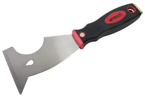 6 IN 1 PAINTING/DECORATING MULTI TOOL Wallpaper/Paint Scraper Roller Cleaner NEW - Picture 1 of 2