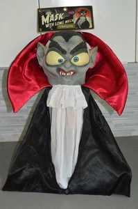 VTG RARE 2004 Mario Chiodo Studios Halloween Big Crazy Eyes Vampire Latex Mask - Picture 1 of 7