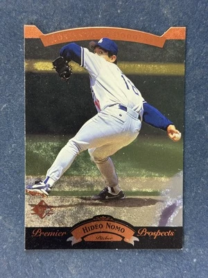 1995 Upper Deck SP #14 Hideo Nomo Los Angeles Dodgers controle remoto - Imagem 1 de 2