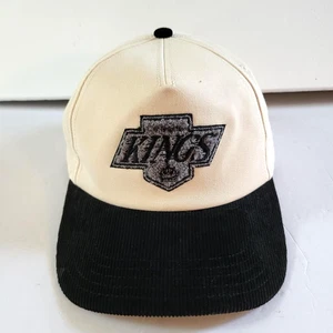 Los Angeles Kings Hat Cap Adult Snapback Black/White Hockey Corduroy Bill Cotton - Bild 1 von 8