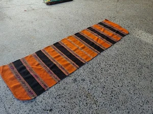 Vintage Turkish Kilim Runner Rug 2.5x9 ft – Handwoven Striped Long Hallway - Picture 1 of 3