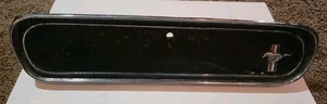 1964-1966 MUSTANG GLOVE BOX DOOR Black Chrome Emblem  - Bild 1 von 10