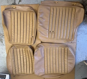 Mercedes OEM W123 Wagon 300TD  Rear Seat Cover SET Palomino Beige back Bottom - Picture 1 of 7