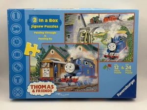 Rompecabezas Thomas & Friends 2 en caja 12 y 24 piezas Ravensburger de colección 2002 - Imagen 1 de 20