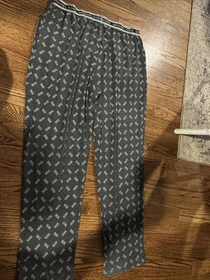 Michael Kors MK 男式休闲服睡衣裤灰色 L 码 — 第 1/4 张图片