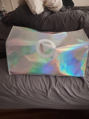 Bolso de Mano Vacío Exclusivo Target Black Friday Raro Reflectante Bullseye Foto 1 de 4