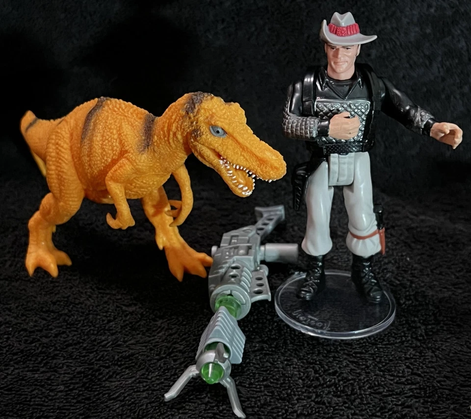 SGT 1993. T-REX TURNER • SOPORTE Y DINOSAURIO PERSONALIZADO • KENNER JURASSIC PARK SERIE 2 Foto 1 de 2