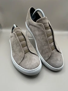 To Boot New York Adam Derrick Mens Stone Taupe Suede Slip On Sneaker Size 9.5 - Picture 1 of 10