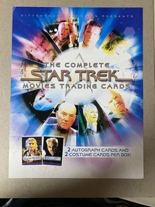 COMPLETE STAR TREK MOVIES TRADING CARDS SELL SHEET (2007) RITTENHOUSE, NM - Picture 1 of 2