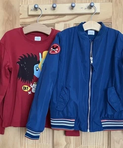 NO ADDED SUGAR Boys Lightweight Jacket 7-8 Years & Long Sleeve Top, Designer - Picture 1 of 15