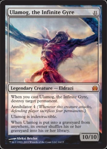 MTG Ulamog, the Infinite Gyre - Foil, Light Play, English From the Vault: Legend - Image 1 of 1