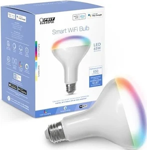 FEIT Electric Smart Wifi Color Changing and Dimmable Automated LED Light Bulb - Picture 1 of 5