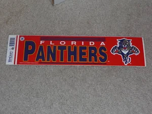 FLORIDA PANTHERS NHL BUMPER STICKER VERY COLORFUL - Picture 1 of 1