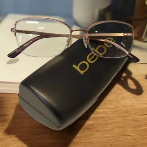 bebe BB5188 Brille Damen Roségold Eckig 53mm Neu 100% Original mit Etui - Bild 1 von 10