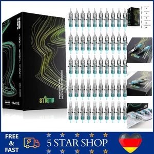 Tattoo Nadeln 50 Stk RL 3 5 7 RM 7 9 #10 Cartridges Einweg Liner Magnum Set - Bild 1 von 8