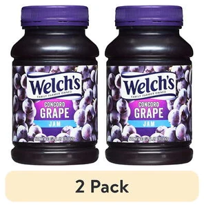 (2 pack) Welch's Concord Grape Jam, 30 oz Jar - Picture 1 of 10
