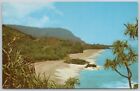 Kauai Hawaii Vintage Postcard Lumahai Beach