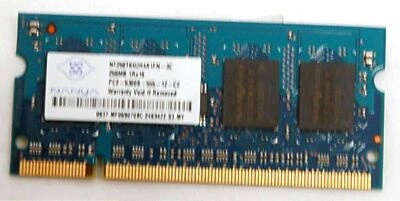 Portátil HP 256 mb DDR2 PC5300 667 mhz RAM 434740-001 memoria de computadora portátil Foto 1 de 2