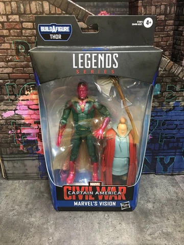 New Marvel legends Civil War Vision BAF Thor Fat Bro Torso Sealed Cover