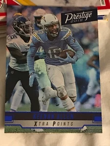 2019 Panini Prestige Keenan Allen Xtra Points Blue Parallel #77 LA Chargers - Picture 1 of 2