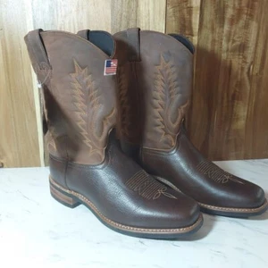Herren Sage Stockman Cowboystiefel von Abilene neu Größe 13 D Rodeo Made in USA - Bild 1 von 10