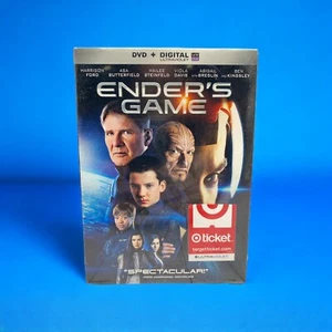 Enders Spiel DVD + Digital Ultraviolet Harrison Ford Neu Sealed Target Ticket - Bild 1 von 7