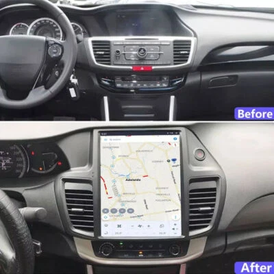 Touch Screen Carplay Car Stereo Radio GPS Head Unit For Honda Accord 2013-2017 - Image 1 of 4