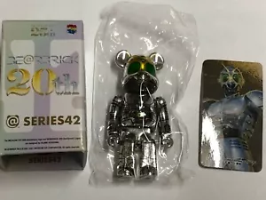 Ladrillo de oso Medicom 100% ladrillo de oso 42 Be@rbrick serie 42 sombra luna Sorayama - Imagen 1 de 3