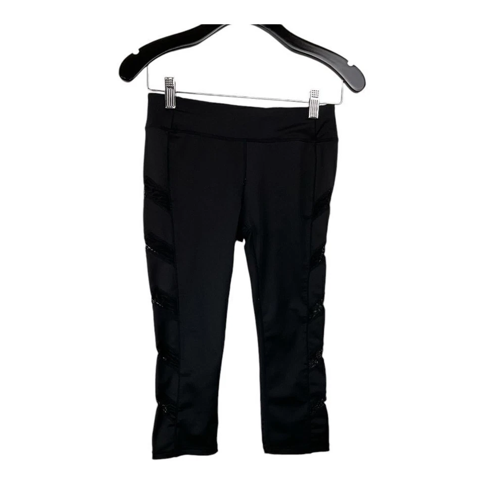 Marc New York Leggings Womens Small Fairy Grudge, Whimsigoth Lace Sides Capris - Image 1 of 4