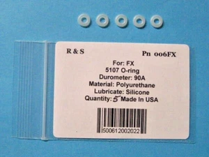 5 FX 5107 O-Rings / R&S 006FX / Mat. Polyurethane - Picture 1 of 2