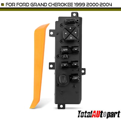 Interruptor de ventana eléctrica para Jeep Grand Cherokee 1999 2000 2001-2004 delantero izquierdo Foto 1 de 4