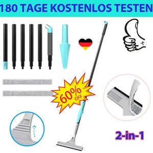 Profi Fenster Abzieher mit Teleskopstiel Reiniger Scheiben Glas Dusch Wischer - Bild 1 von 19