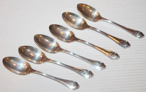 Lot of 6 - Vintage Towle Paul Revere Sterling Silver Teaspoons T Mono 25g 5.75" - Picture 1 of 13