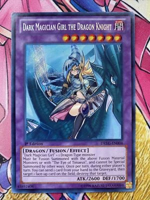 Dark Magician Girl the Dragon Knight - DRLG-EN004 - Secret 1st - VLP/NM - Image 1 of 4
