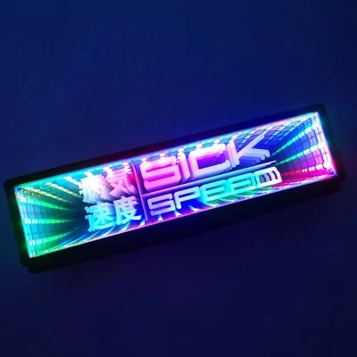 SICKSPEED RGB GALAXY MIRROR LED 灯夹式后视 WINK 后视 P11 — 第 1/3 张图片