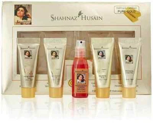 Shahnaz Hussain 100% Herbal 24 Carat Gold Facial Kit - Picture 1 of 12