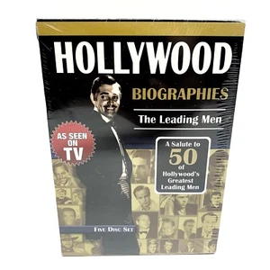 Hollywood Biographies - The Leading Men (DVD, 2006, 5-Disc Set) Brand NEW - Picture 1 of 6