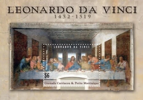 Grenadines - 2011 - Leonardo Da Vinci - Souvenir stamp sheet - MNH Cover