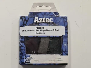AZTEC Hope Mono 6 Pot Organic Disc Brake Pads, PB0029. - Picture 1 of 3