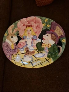 Fitz & Floyd 1992 Alice In Wonderland "A Mad Tea Party" Collectors Plate - MINT - Picture 1 of 4