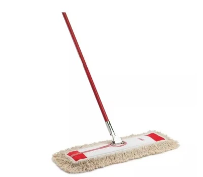 Libman 24 pulgadas Fregona plana de algodón de ancho con mango de acero Foto 1 de 4