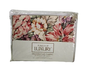 Touch of Luxury Floral SHABBY CHIC Home Decor Drapery Pillow Sewing Fabric 3 YDS - Picture 1 of 2