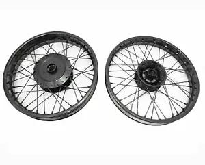 Fits Royal Enfield Classic C5 UCE Wheel Rim Set Powder Coated 19" & 18" - Picture 1 of 9