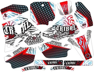 Graphic Kit for 1996-2002 Honda CR80 CR 80 Shrouds Fender shroud Decal Tribal - Picture 1 of 1