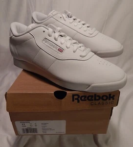Women's REEBOK Princess White Classic Shoe #1475, Athletic Sneaker, Size 11, NIB - Picture 1 of 11