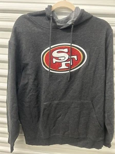 San Francisco 49ers Primary Logo Fitted Pullover Hoodie - Black XL Nee $69 - Picture 1 of 5