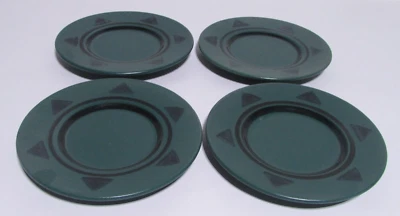 Pfaltzgraff  Solstice Green  6"  Saucer/Dessert Plates  Set of 4   USA - Image 1 of 4