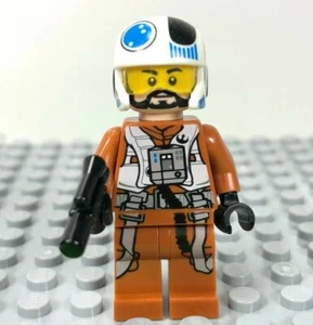 LEGO Star Wars Resistance X-Wing Pilot Minifigure 75125 Temmin "Snap" Wexley - Picture 1 of 9