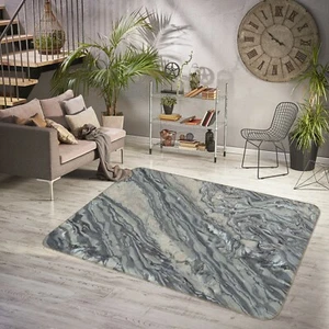 3D Black Stripes ZHUA4236 Game Non Slip Rug Mat Photo Carpet Zoe - Picture 1 of 5