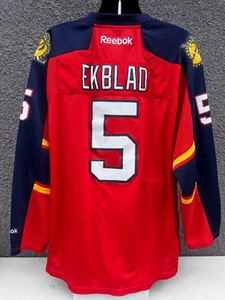 NHL Florida Panthers #5 Aaron Ekblad Hockey Jersey Men's Sz: XXL Red - Used - Picture 1 of 18